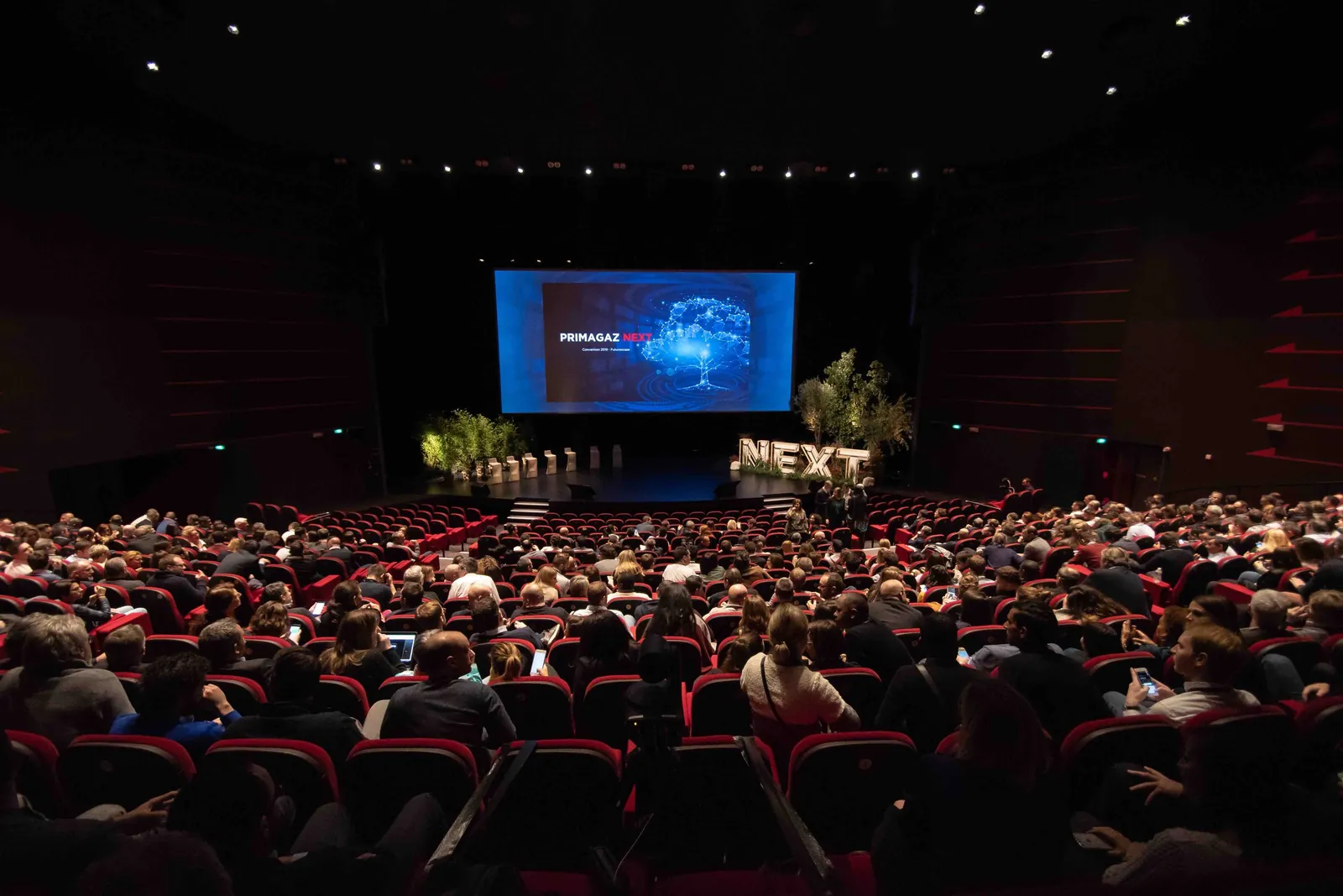Conférence en auditorium, agence événementielle Moon