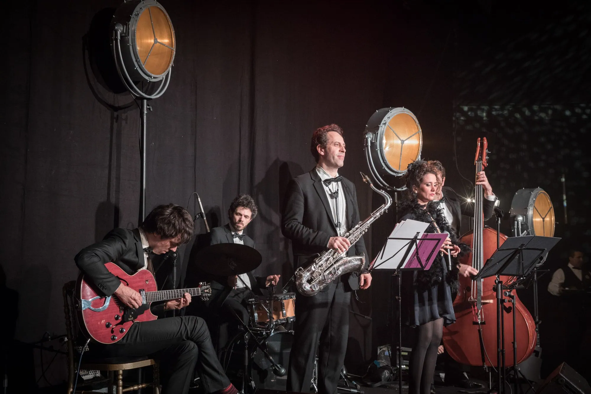 Groupe de jazz live, soirée, agence événementielle Moon