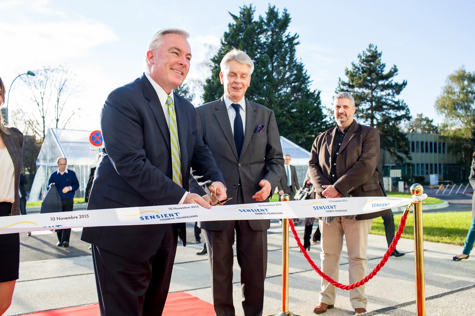 Inauguration, coupe du ruban, agence événementielle Moon