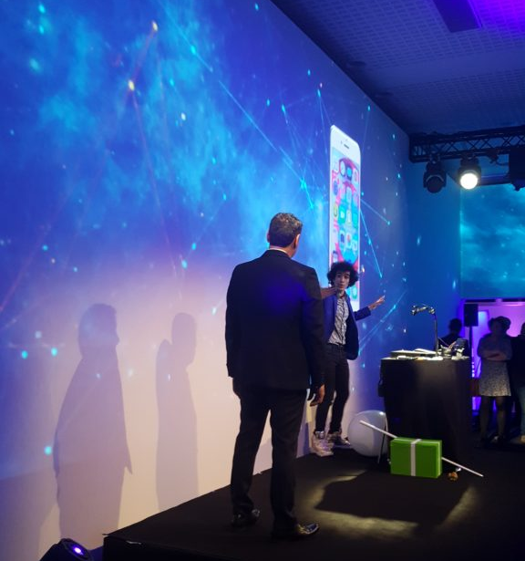 Conférence avec mapping immersif à 360 degrés