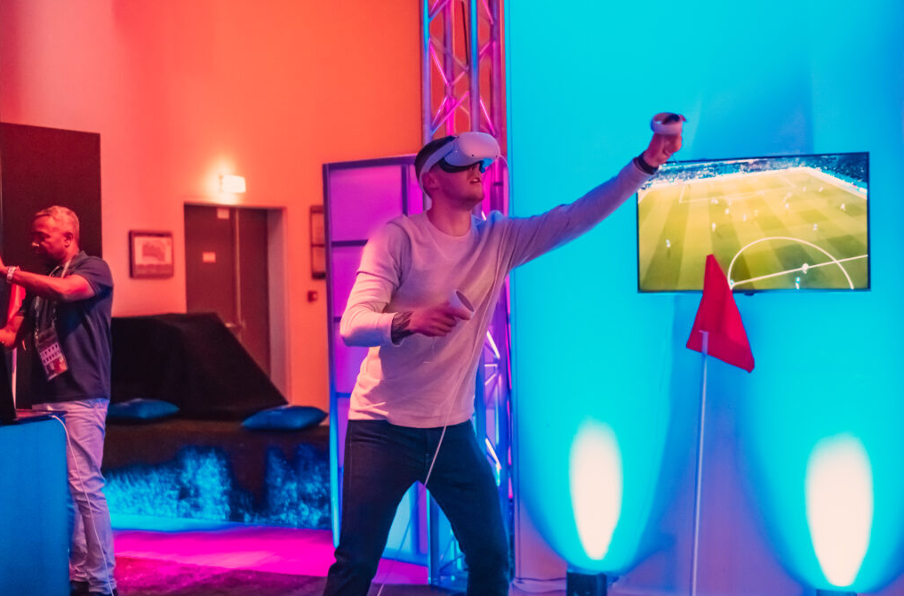 Stand de réalité virtuelle UEFA