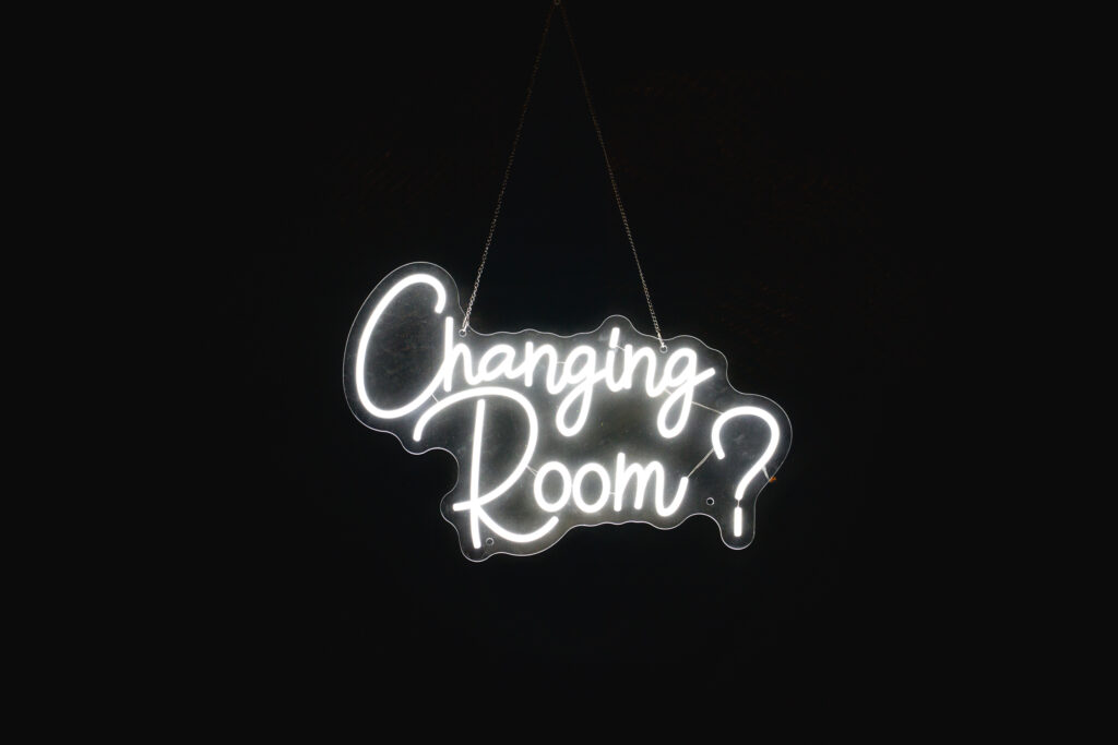 Changing room de la soirée Betclic
