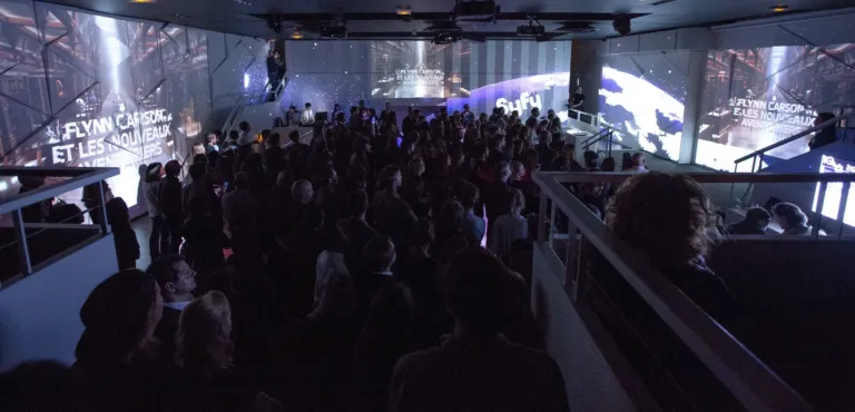 Projection mapping vidéo sur les murs, agence événementielle Moon