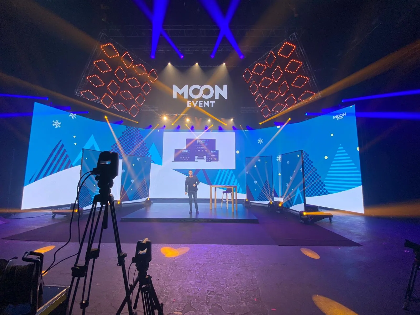 Studio événement hybride, captation vidéo, agence événementielle Moon