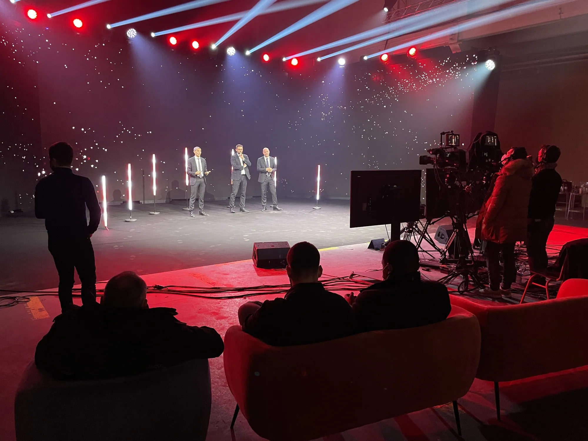 Tournage en studio, événement hybride, agence événementielle Moon